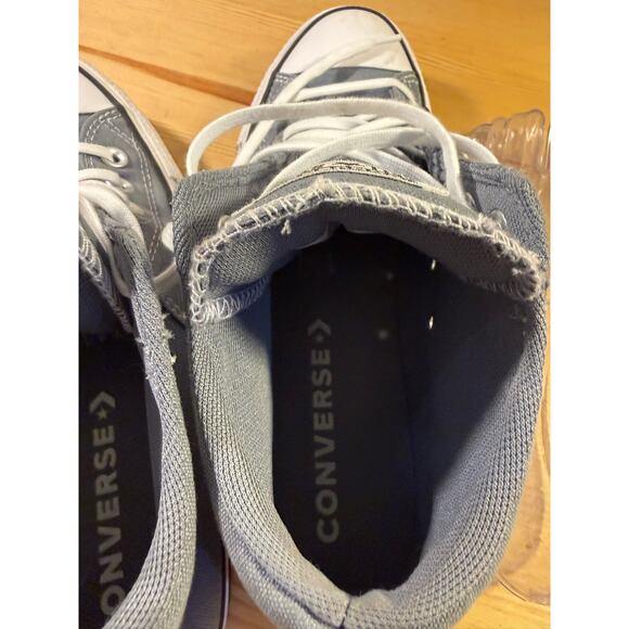 Converse Chuck Taylor All Star Gray Mid Top Sneakers Women’s 9 - Picture 7 of 7